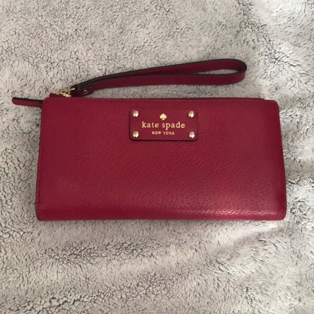 Kate Spade maroon wallet